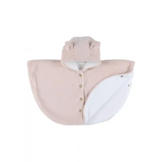 Noukie's - Poncho bébé - Groloudoux - Rose