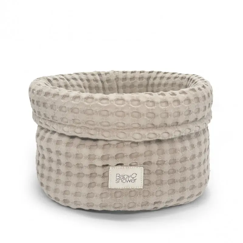 Babyshower - Panier de rangement - Petit - Gofre Latte 