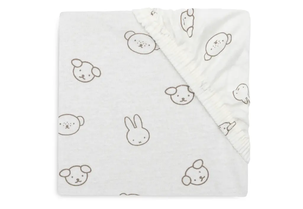 Jollein - Drap housse Jersey - 60x120 cm - Miffy and Friends