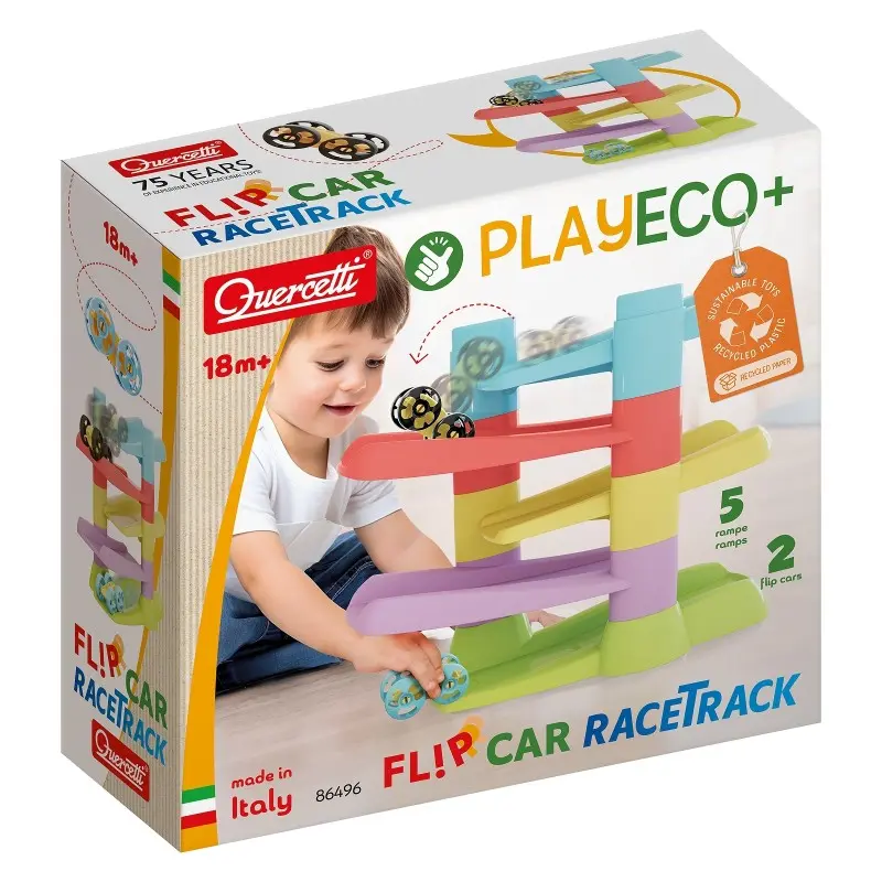 Quercetti - PlayBio Recyclé - Rampe Voitures Acrobatiques
