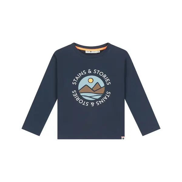 STAINS & STORIES ( Babyface) - T-shirt à longues manches - Indigo