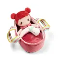 Lilliputiens - Poupée en tissu Mio et son couffin - 21 cm