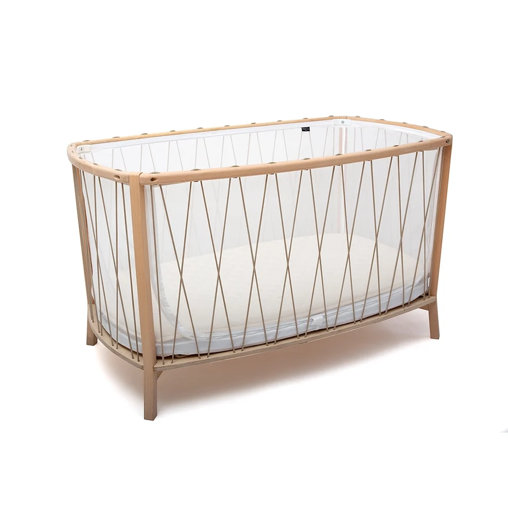Charlie Crane - Lit Bébé KIMI avec Matelas Mousse - Hazelnut