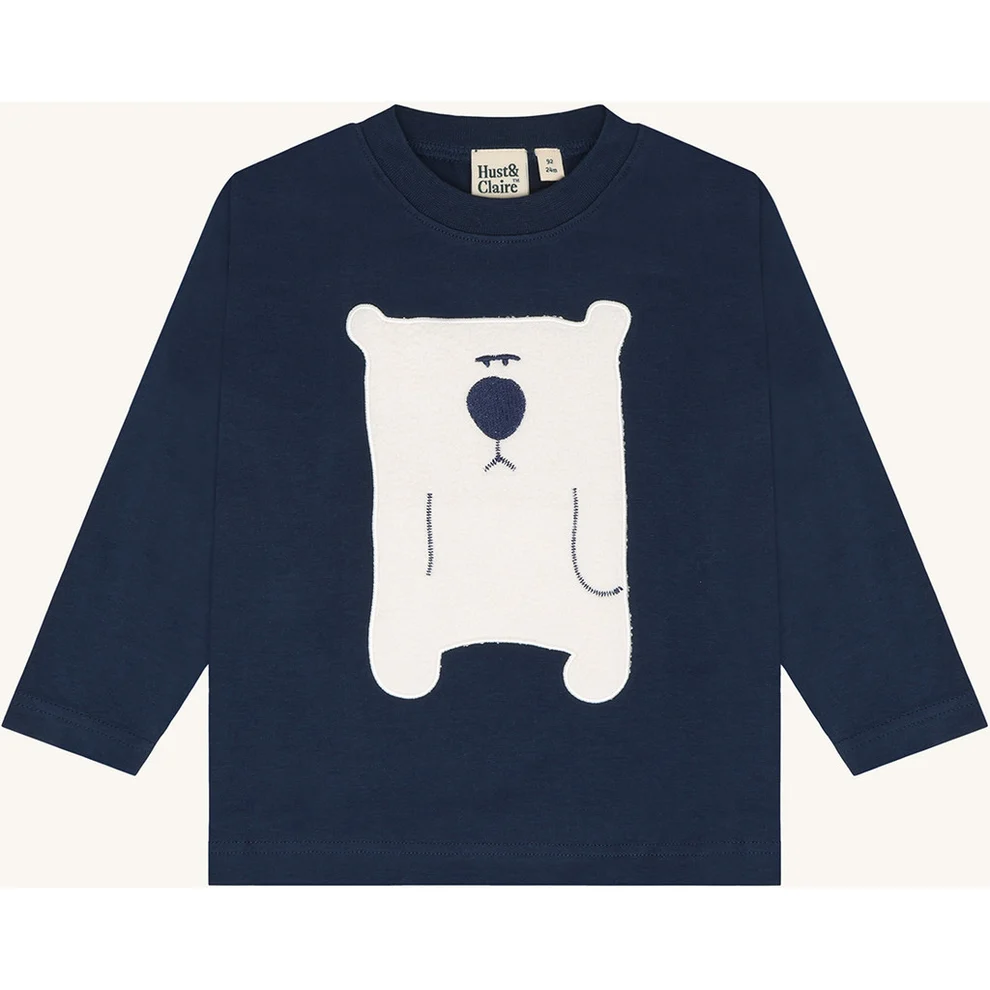 Hust & Claire - T-shirt manches longue garçon - Anton Snowman