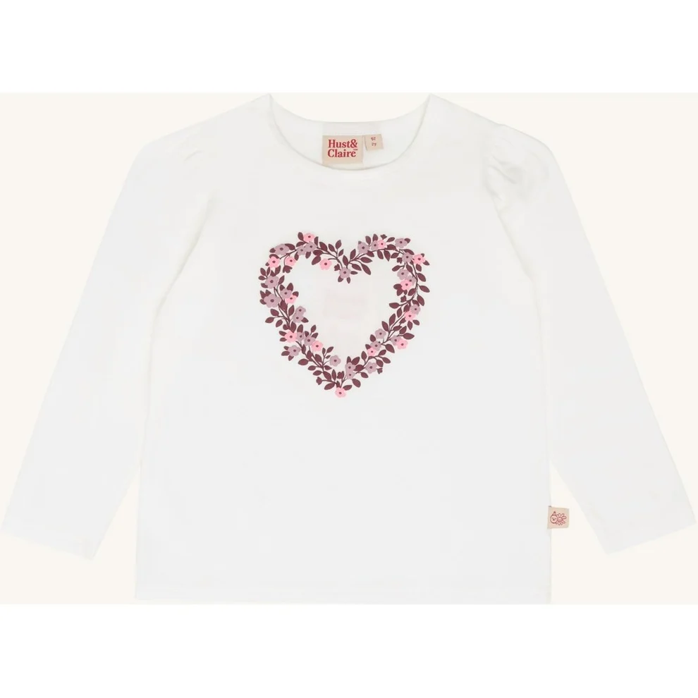 Hust & Claire - T-shirt manches longue Fille - Alma Heart