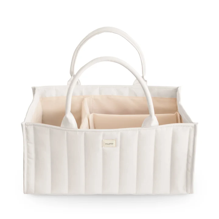 Mushie - Panier de rangement à couches - Ivory