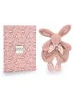 Doudou et Compagnie - Doudou lapin Rose poudré - 29 cm