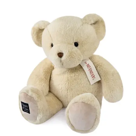Histoire d'ours - Ours en peluche beige vanille - LE NOUNOURS - 28cm