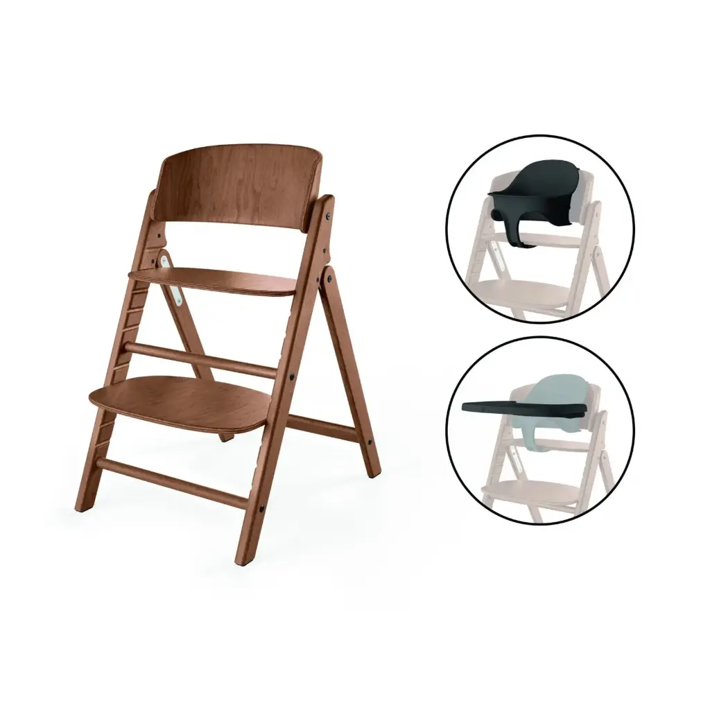Cybex - Chaise haute Click & Fold 3-en-1 - All Natural Dark