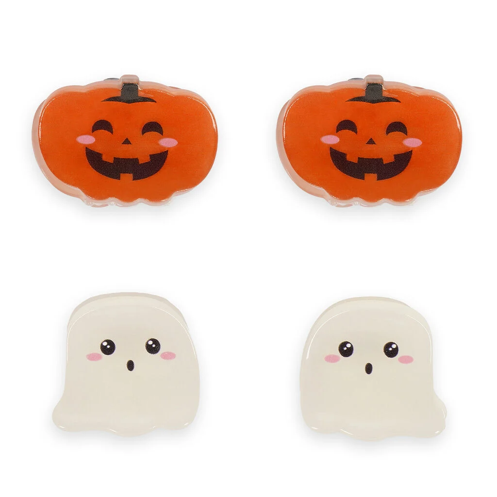 Legami - Set de 4 Mini Barrettes à Cheveux d'Halloween