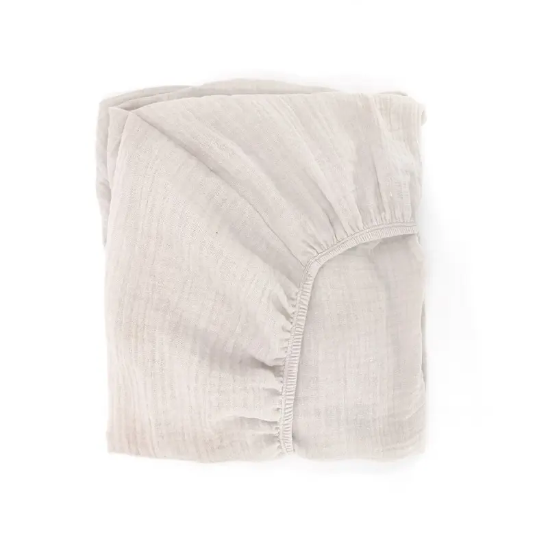 Babyshower - Drap housse lit 60x120cm - Cloud Powder 