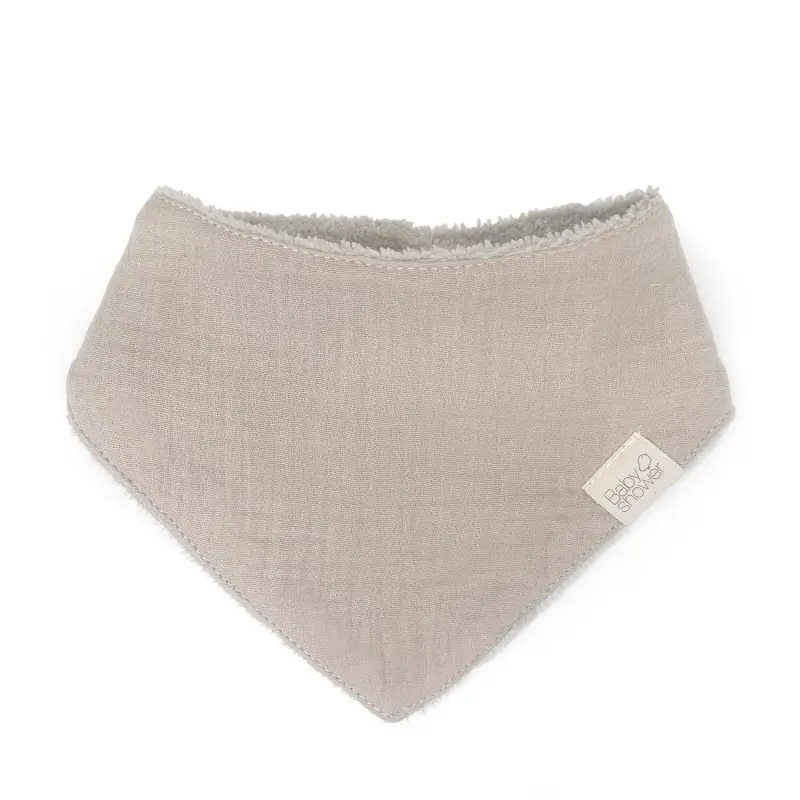 Babyshower - Bavoir bandana Bamboo - Latte Powder