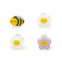 Legami - Set de 4 Mini Barrettes à Cheveux Bee 