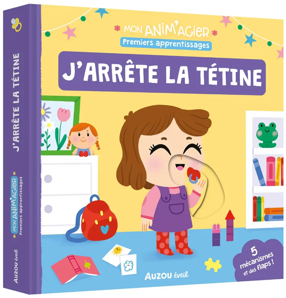 Auzou - Mon anim'agier - Premiers apprentissages - J'arrête la tétine