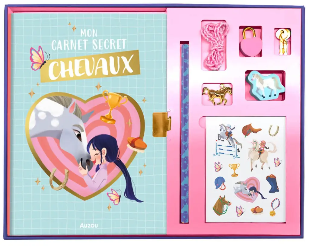 Auzou - Mon coffret secret chevaux