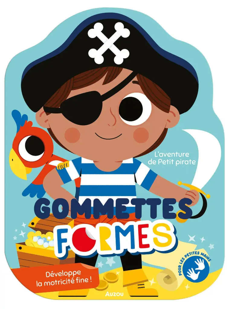 Auzou - Gommettes formes - L'aventure de petit pirate 
