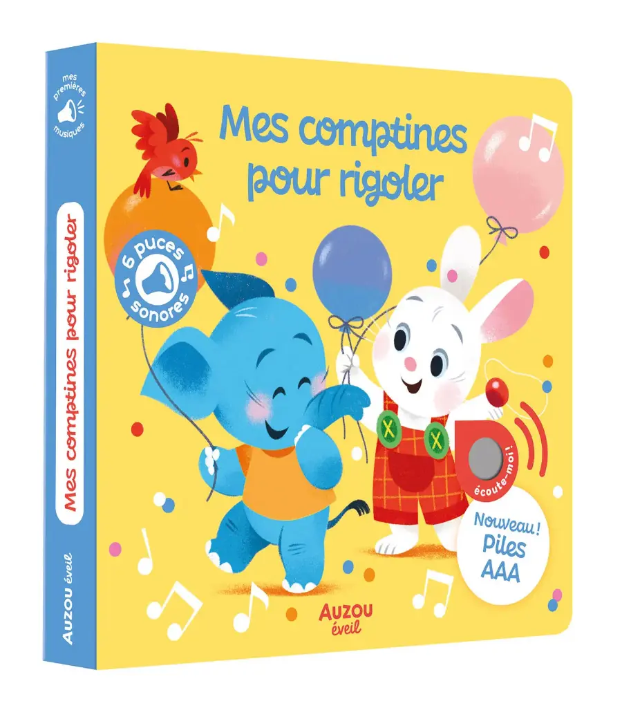 Auzou - Mes premiers sonores - Mes comptines pour rigoler 