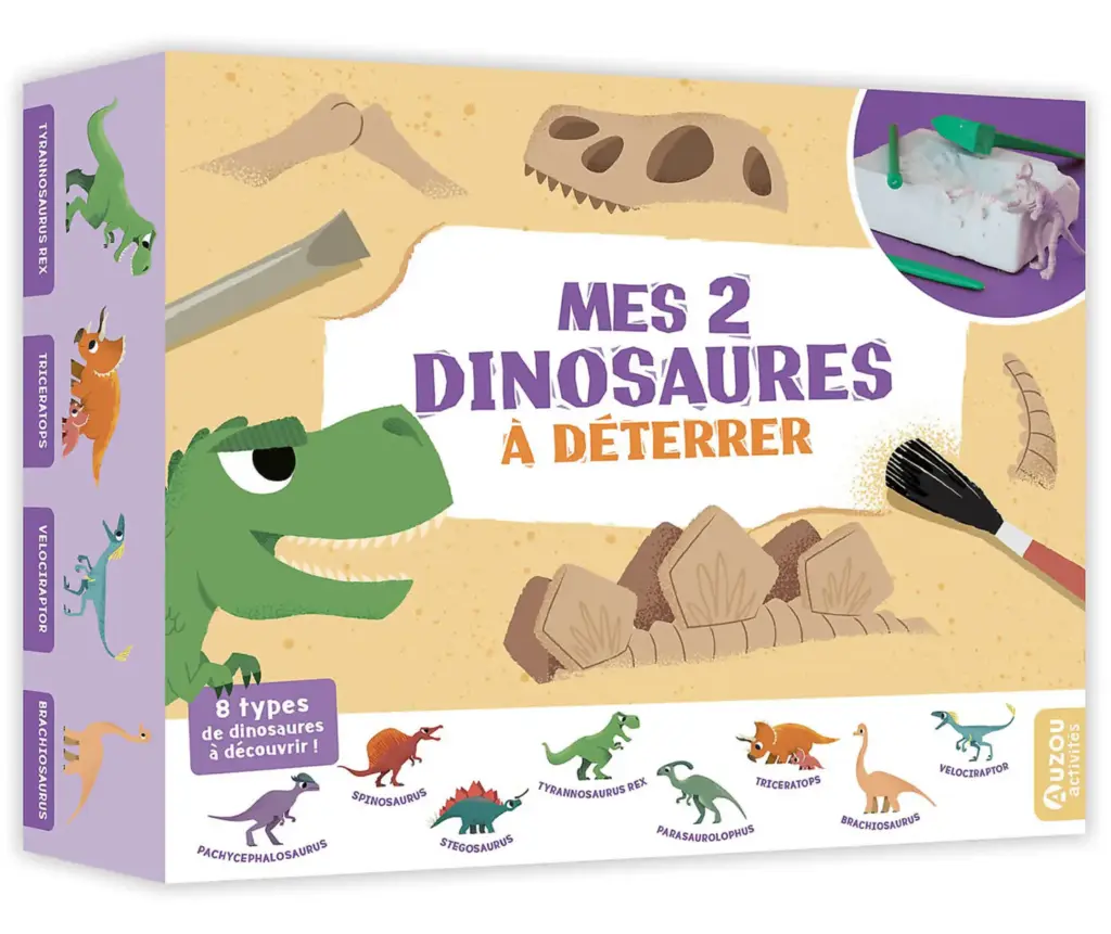 Auzou - Mes 2 dinosaures à déterrer 