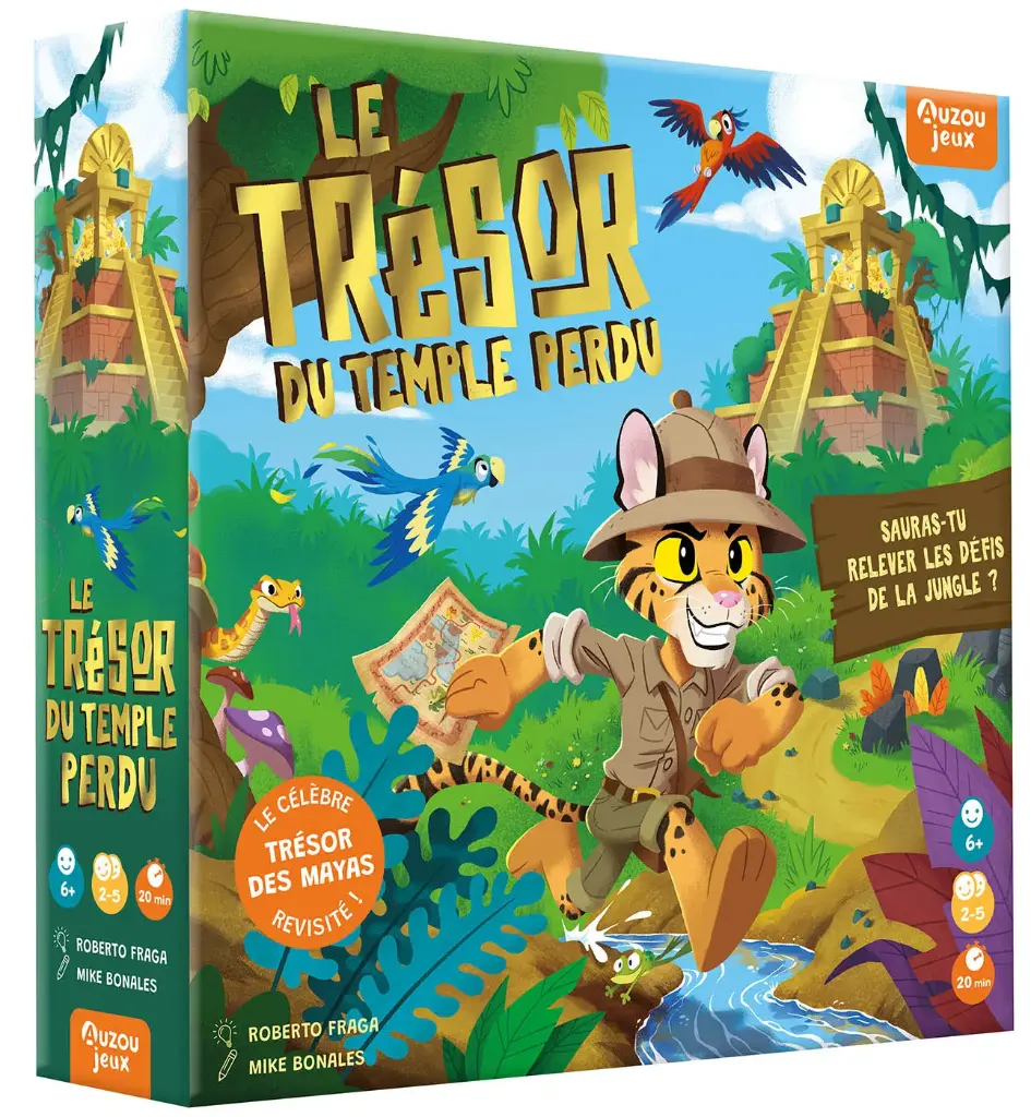Auzou - Grand jeu - Le trésor du temple perdu 