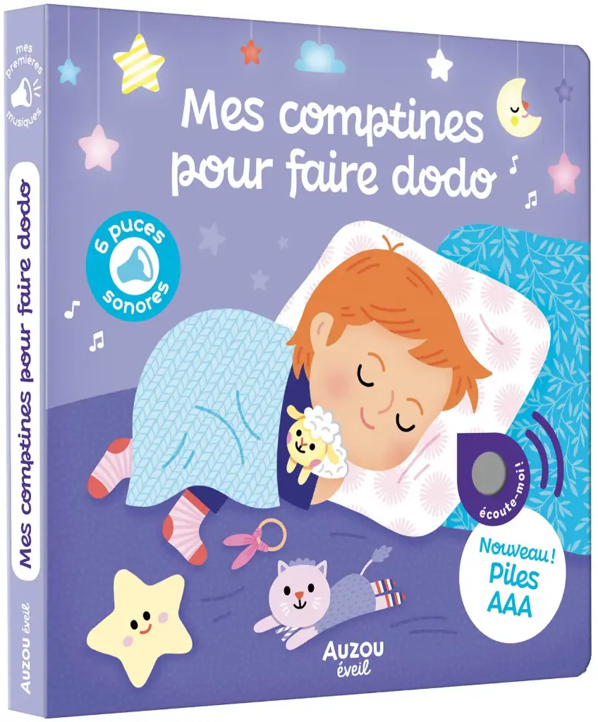 Auzou - Mes premiers sonores - Mes comptines pour faire dodo 