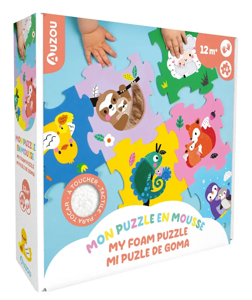 Auzou - Mon puzzle en mousse - A toucher 