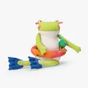 Moulin Roty - Peluche géante Grenouille - La mare aux grenouilles 