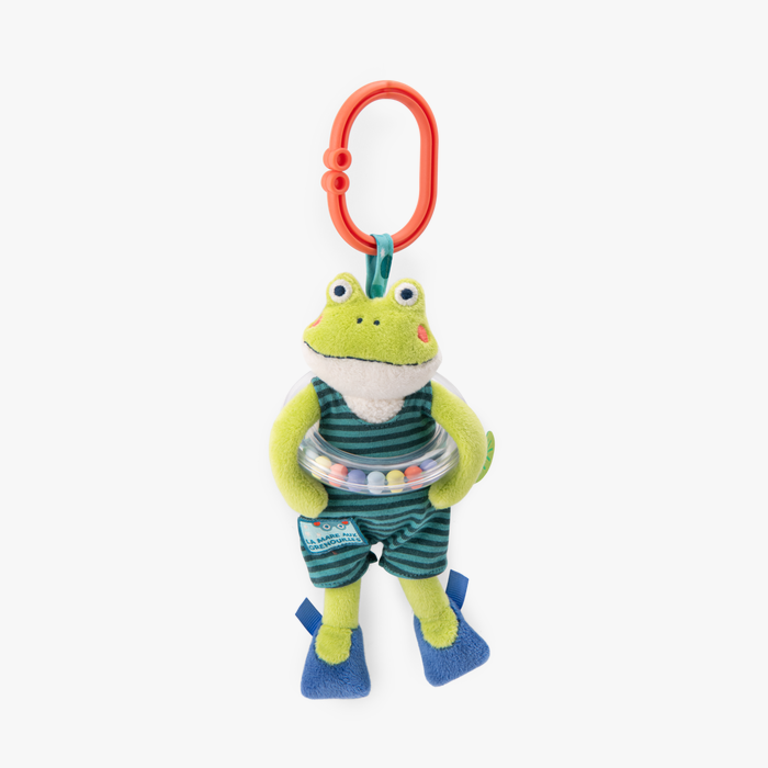 Moulin Roty - Peluche d'activités petite grenouille