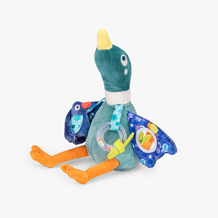 Moulin Roty - Peluche d'activités canard Léon