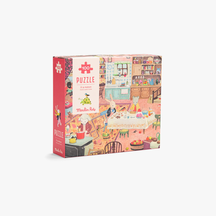 Moulin Roty - Puzzle d'observation A la maison - 100 pièces