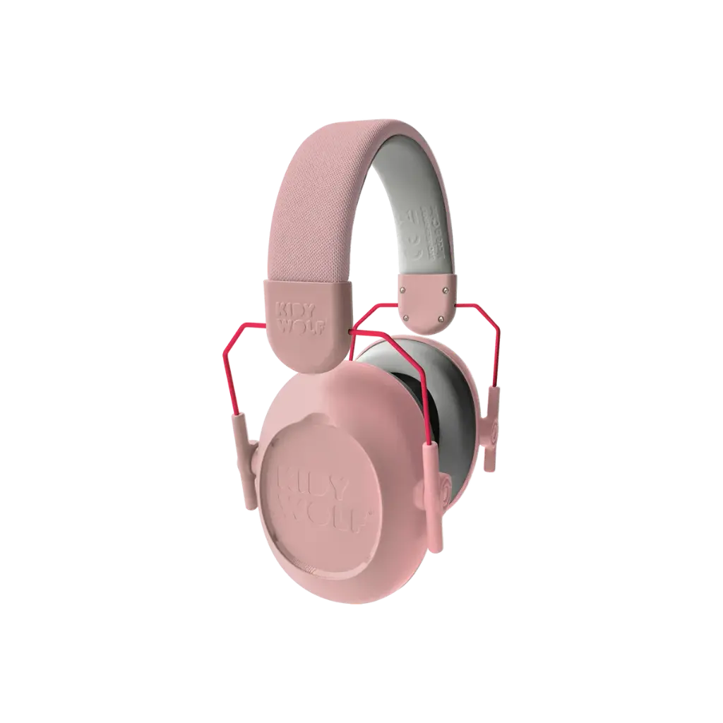 KIDYWOLF - Kidynoise casque antibruit - Rose