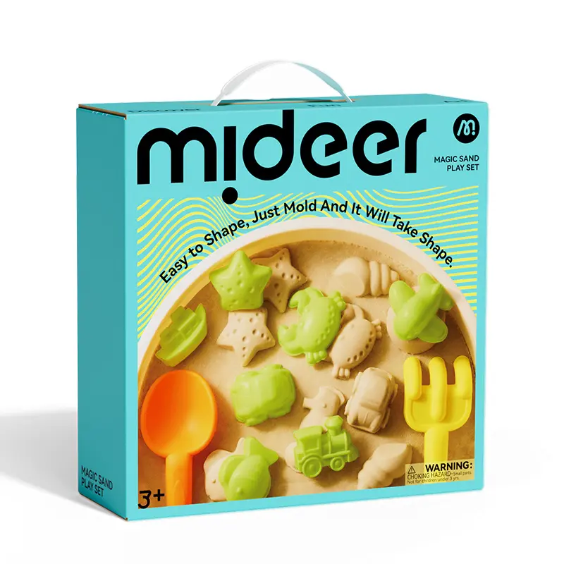 Mideer - Coffret de jeu sable magique - 1 Kg