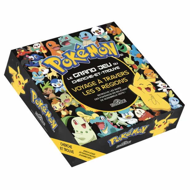 Gründ - Pokémon - Le grand jeu du cherche-et-trouve - Voyage à travers les 9 régions