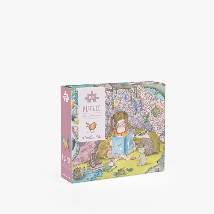 Moulin Roty - Puzzle La cabane secrète - 100 pcs