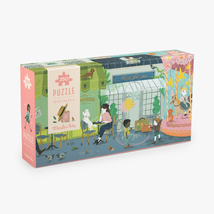 Moulin Roty - Puzzle 10 rue des lilas - 350 pcs