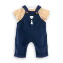 Corolle - T-Shirt et Salopette Marine pour poupon 30 cm - 18 mois +