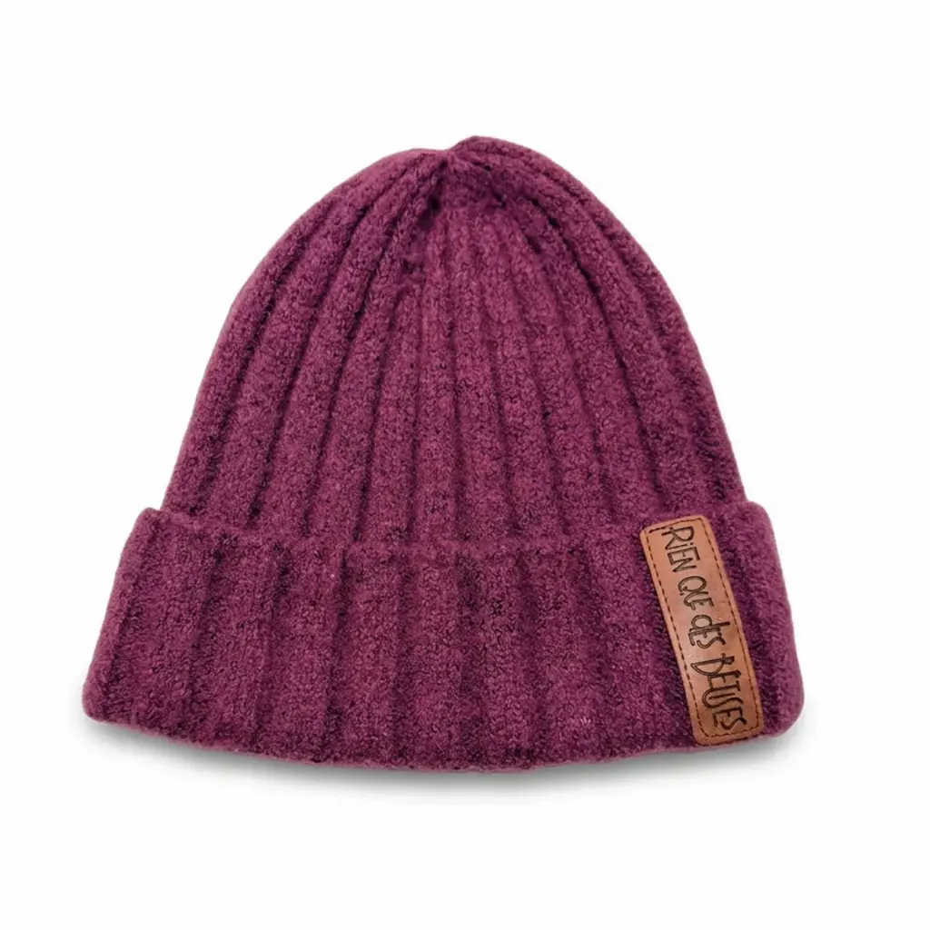 Rien que des Bêtises - Bonnet enfant en laine - Parme
