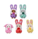 Sylvanian Families - Les bébés en costume de lapins colorés