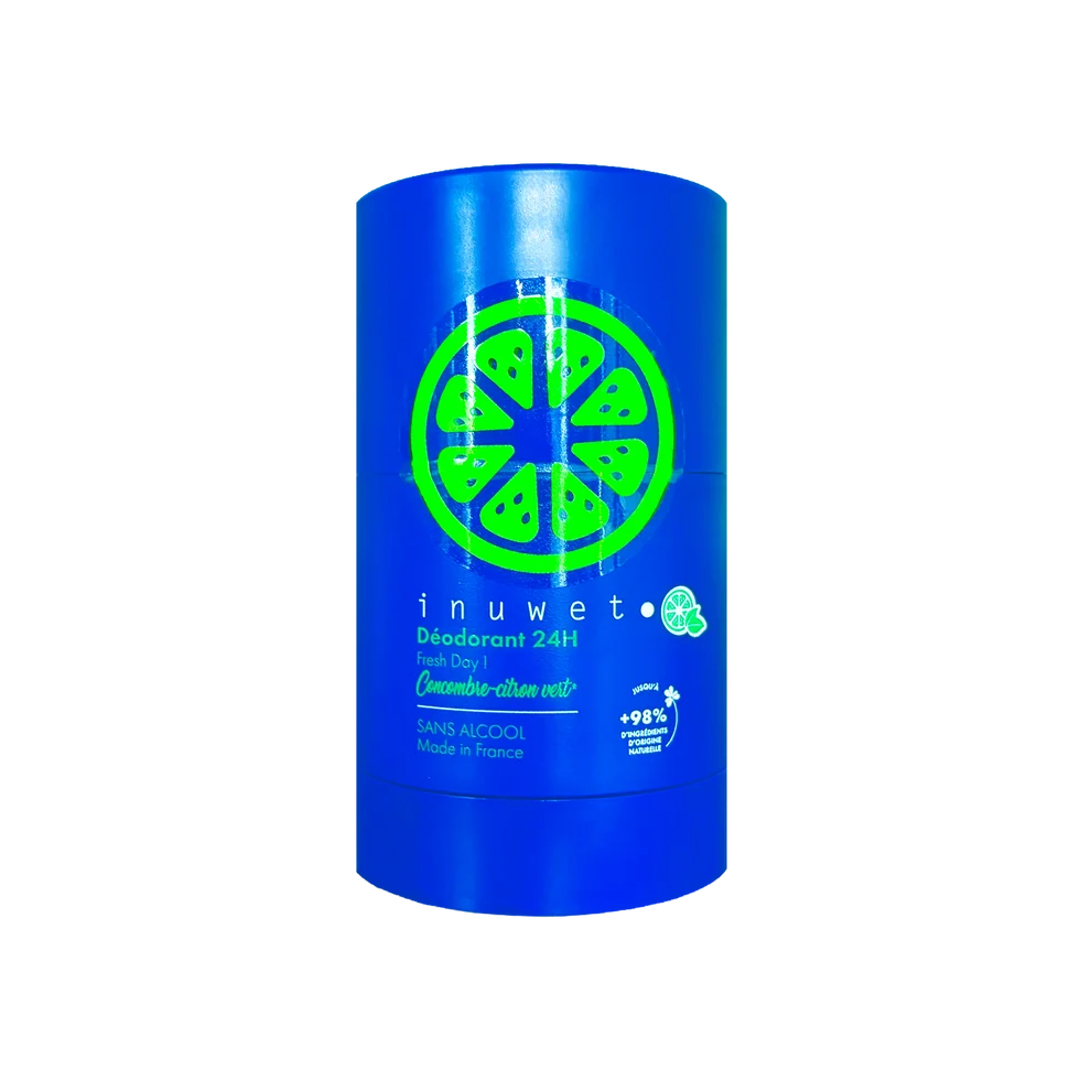 Inuwet - Déodorant Fresh Day - Parfum concombre citron vert