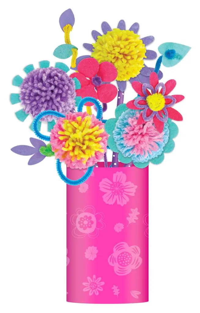 AVENIR - Kit Couture - Bouquet De Fleurs Pom Pom