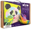 OKTO- Art sensoriel Coloriage par numéros animaux- Panda