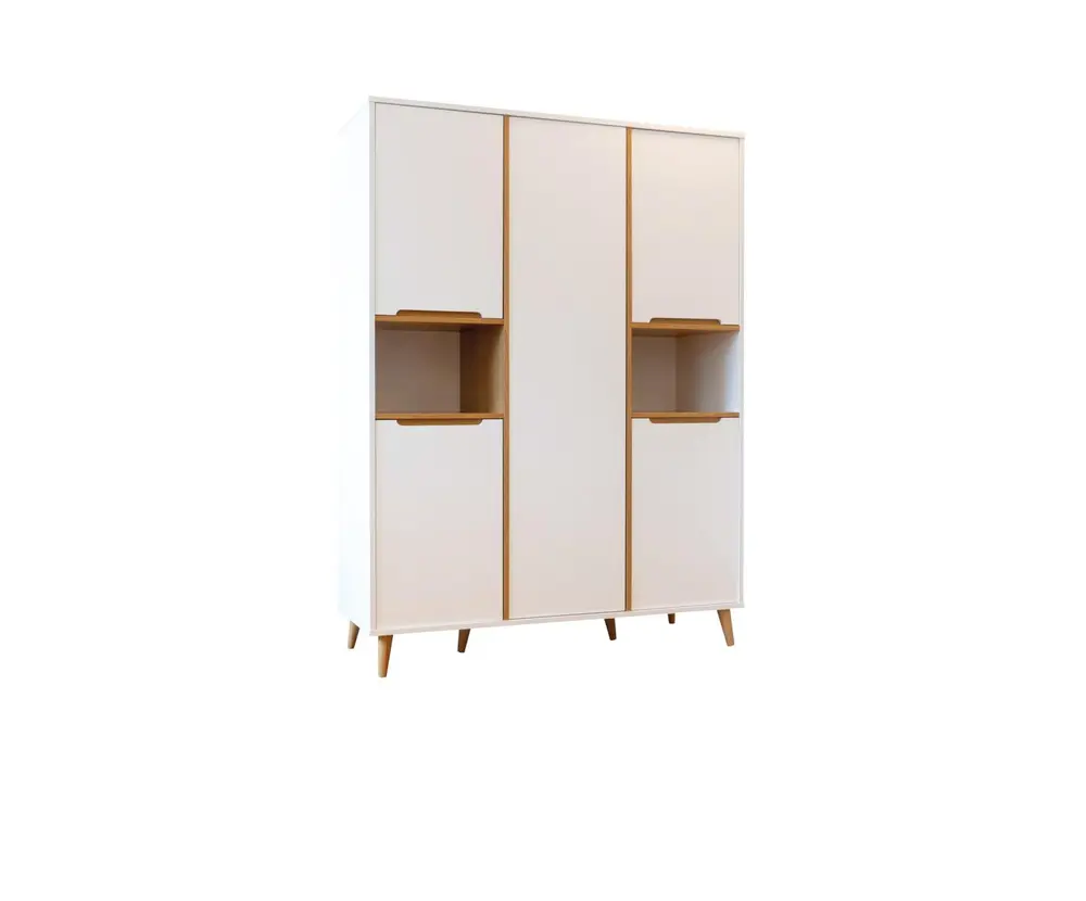 Pericles - Armoire 5 portes - Boho White