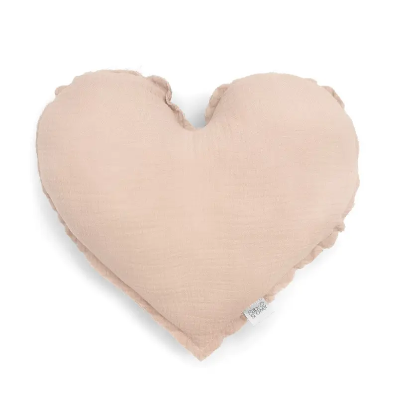 Babyshower - Coussin Coeur - Nude Powder
