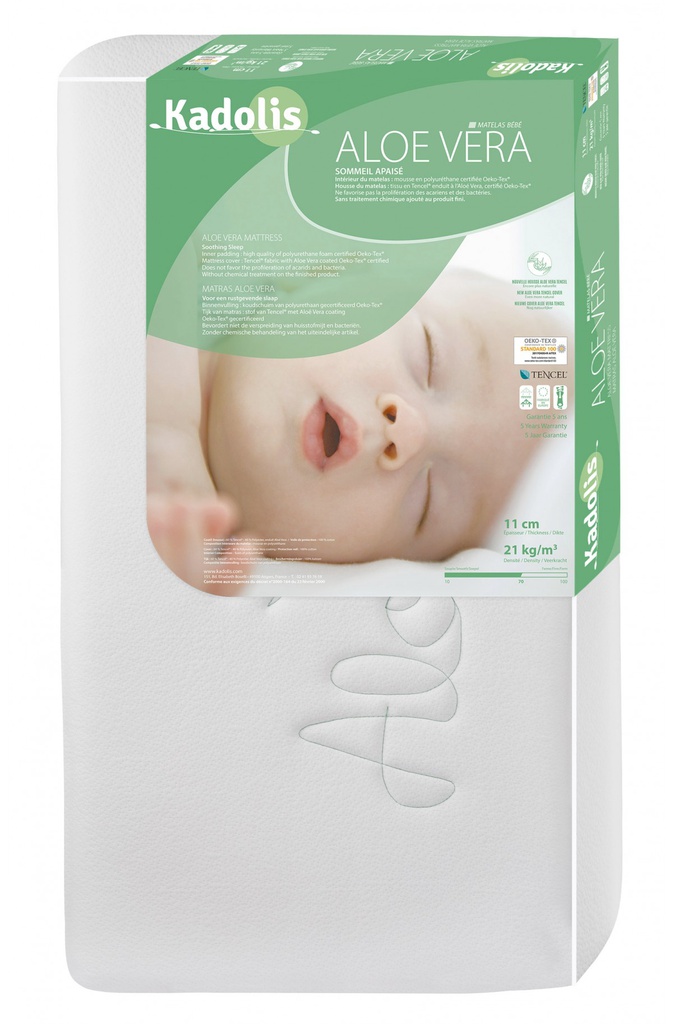 Kadolis - Matelas bébé Aloe R - 60x120 cm