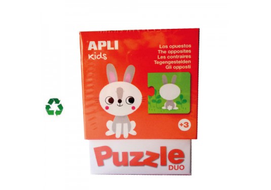 Apli - Puzzle duo - Les animaux