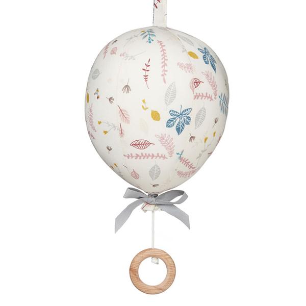 Cam Cam Copenhagen - Ballon musical en coton bio - Leaves Roses