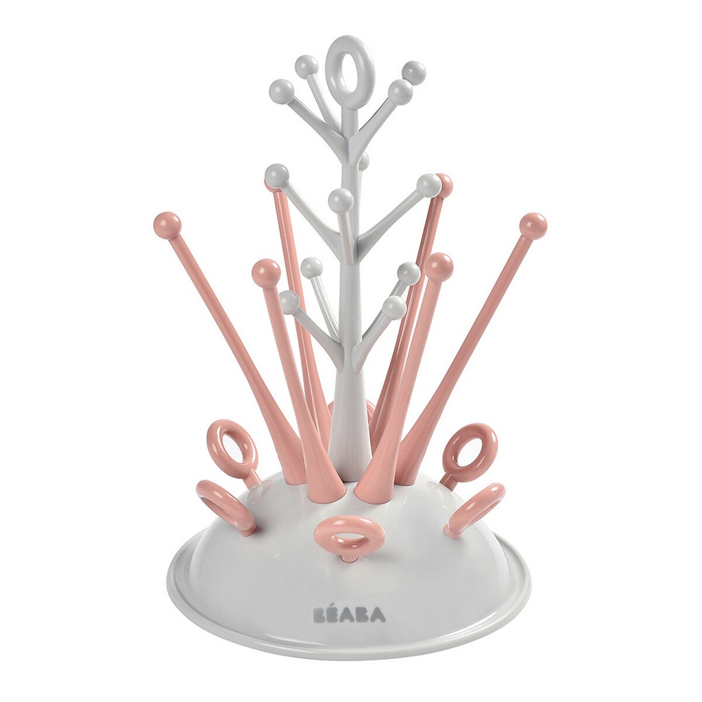 Béaba - Egoutte-biberon &quot;arbre&quot; - rose