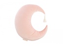 Nobodinoz - Coussin Lune Pierrot Velvet - Bloom Pink