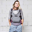 Love Radius - Sac de Portage HoodieCarrier & Kit d'extension - Gris flanelle