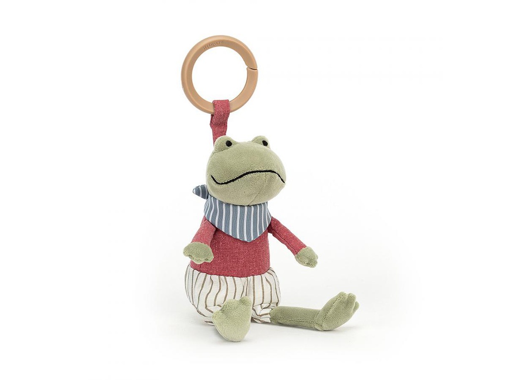 Jellycat - Hochet grenouille Little Rambler