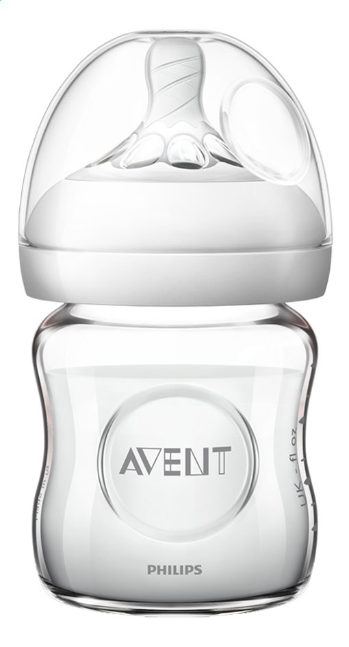 Avent - Biberon Natural en verre 2.0 transparent - 120 ml
